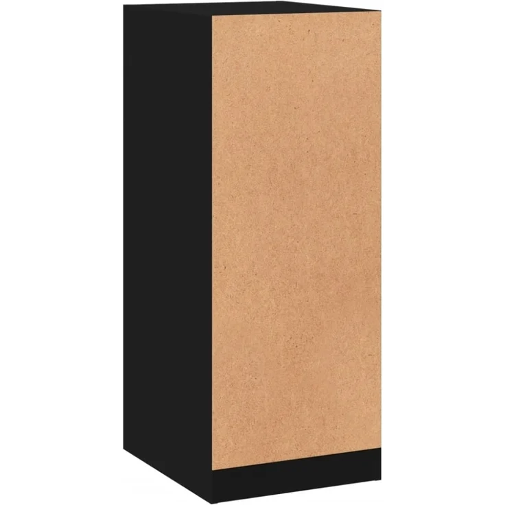 vidaXL Kleiderschrank Schwarz 48x41x102 cm Holzwerkstoff 840829 – Bild 4