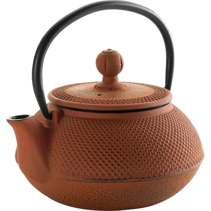 Lacor 68666 1L10 Teekanne Gusseisen Braun, 0. 6Liter