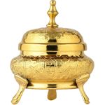 Marrakesch Orient & Mediterran Interior Zuckerdose Orientalische Deko Zuckerdose Tischdeko Dose Bonboniere Nabih Gold, Aluminium, Metall, (1-tlg), Handarbeit