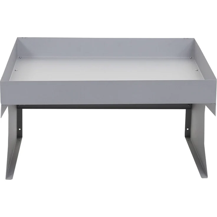 Mendler 'HWC-G60' Mähroboter Garage mit Pflanzkasten, Metall, 37 x 60 x 70 cm, Grau – Bild 8