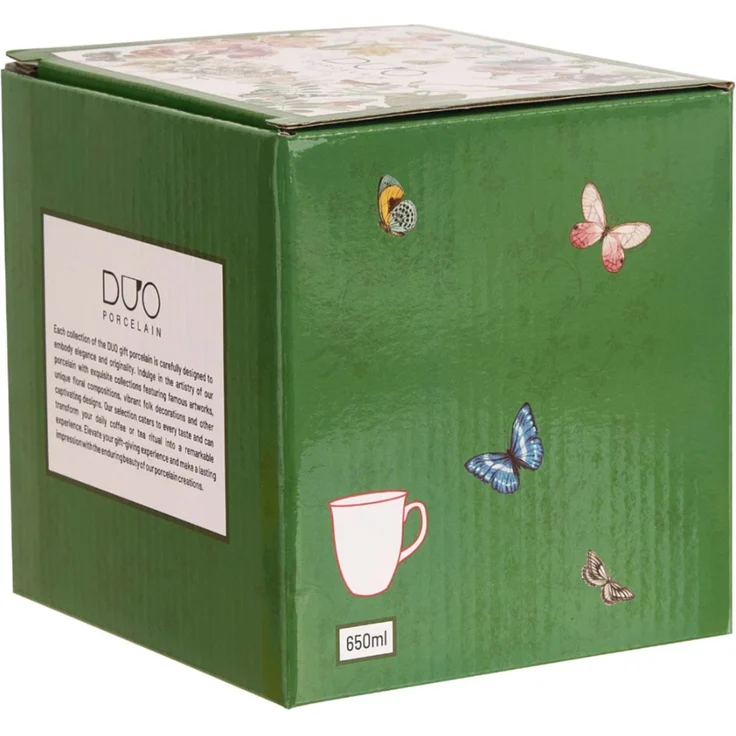 DUO Becher FLOWER DREAM, 650 ml, New Bone China Porzellan, in Geschenkbox – Bild 5