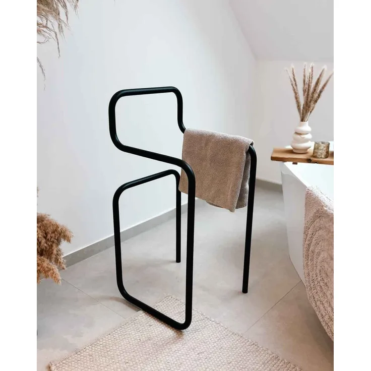 Herrendiener JAMES, 89,5 x 42,5 x 42,5 cm, schwarz, modern