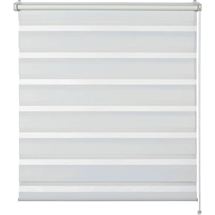 Doppelrollo Tilda, SCHÖNER WOHNEN-Kollektion, transparent, mit Bohren/ohne Bohren, freihängend, Klemmfix, geklemmt, silberne oder weiße Rollo-Technik – Bild 1