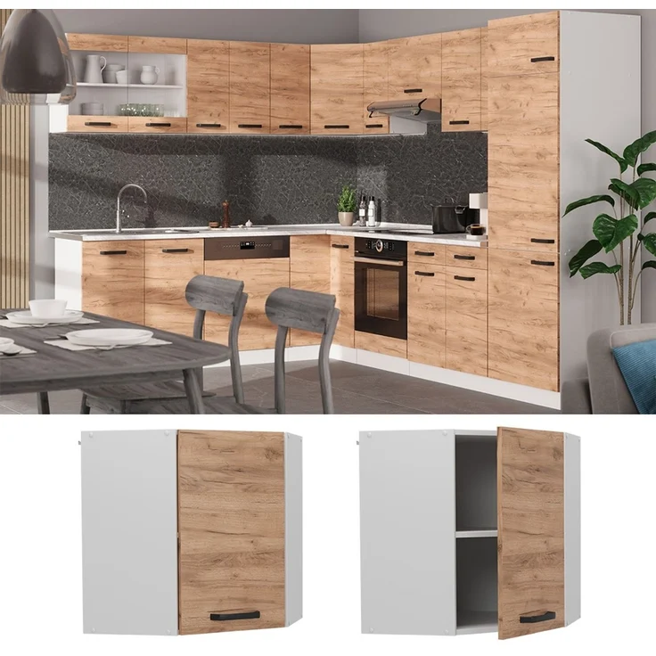 Eckhängeschrank R-Line Goldkraft Eiche 57 cm Vicco – Bild 2