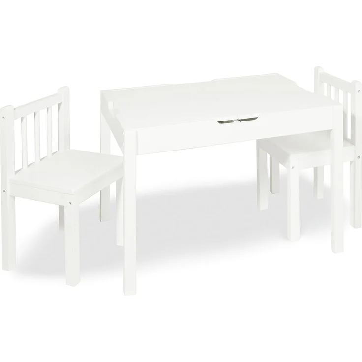 Kindersitzgruppe 'Linnea', weiß, 3-tlg. – Bild 1
