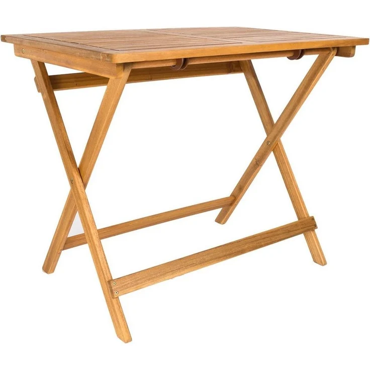 Balkontisch Akazie 80 x 60 cm Klapptisch SKARA 60378334