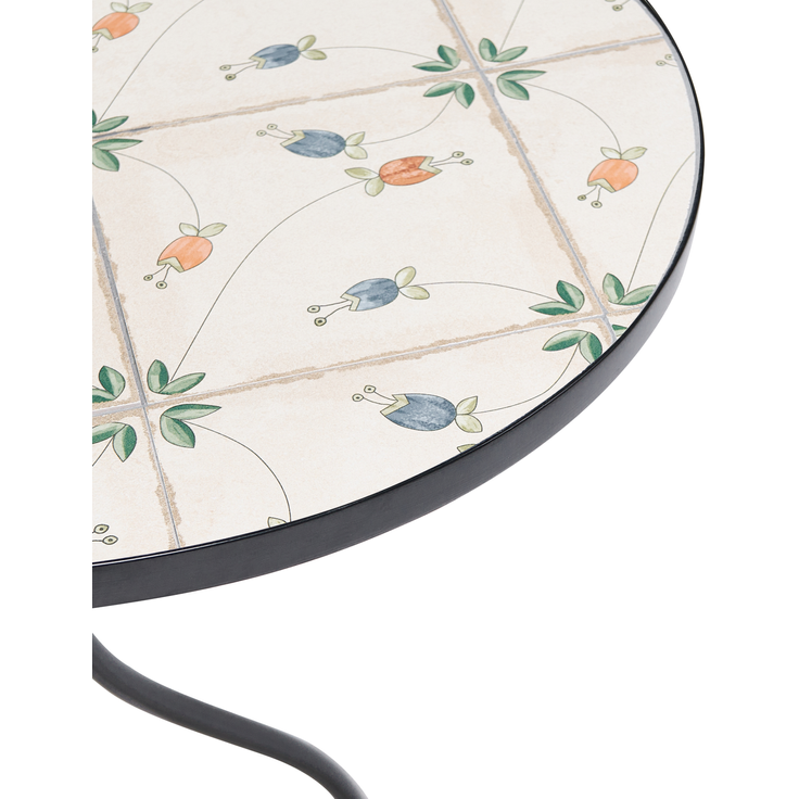 Outdoor Bistrotisch CARONA 60 cm 60 cm Metall Schwarz – Bild 7