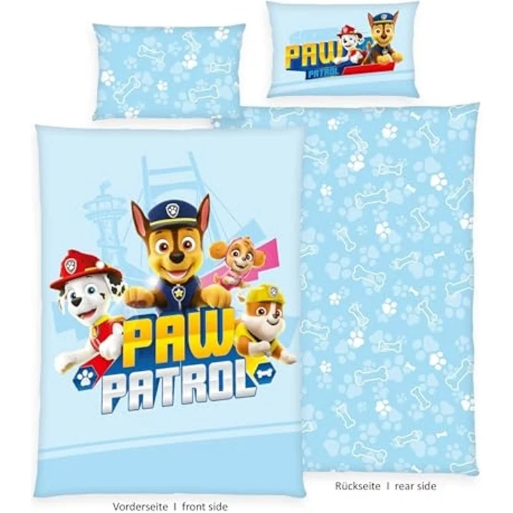 PAW PATROL Babybettwäsche Paw Patrol, Renforcé, 2 teilig – Bild 2