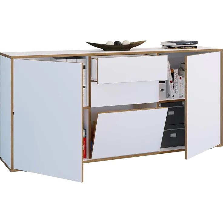 VCM Kommode Holz Kommode Sideboard Salia Breite 160 Schublade
