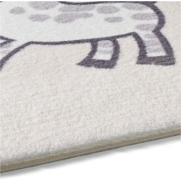 TaraCarpet Kinderteppich Kinderzimmerteppich Soft Kids kuschelig weich in verschiedenen Designs, rechteckig, Höhe: 18 mm, Jungle Babys hell Kinderzimmer Babyzimmer Junge Mädchen 120X170