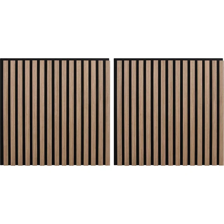 vidaXL Wandpaneele 2 stk. 60,5 x 60 cm Braun 42046449 – Bild 2