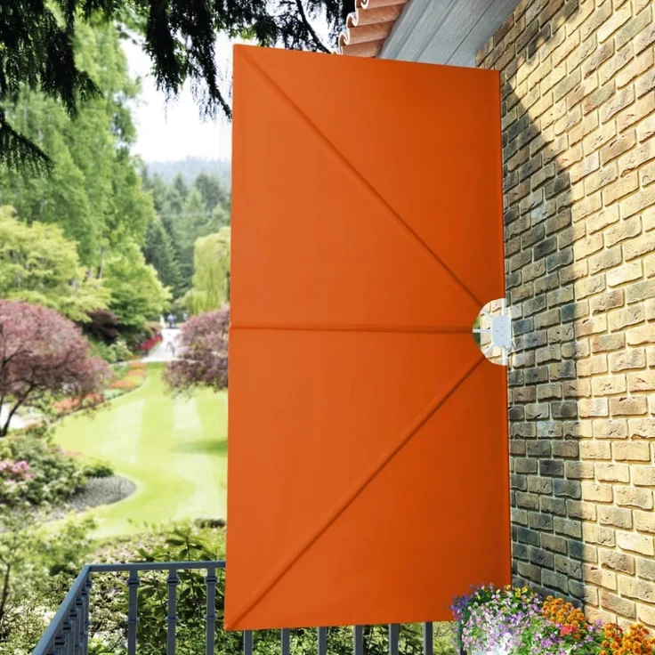 vidaXL Faltbarer Terrassen-Seitenfächer Terracotta-Rot 300×150 cm 44572 – Bild 8