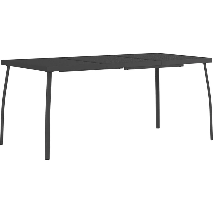 vidaXL Essgruppe 7 stk. Anthrazit 165 x 80 x 72 cm Stahl 3422863 – Bild 5