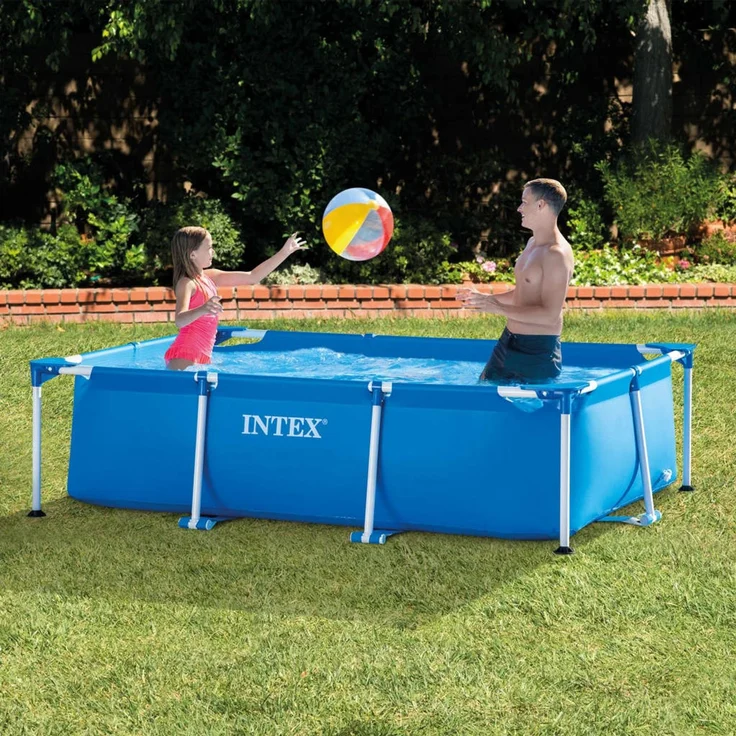 Intex 'Rectangular Frame 260 × 160 × 65 cm' Pool, blau – Bild 4