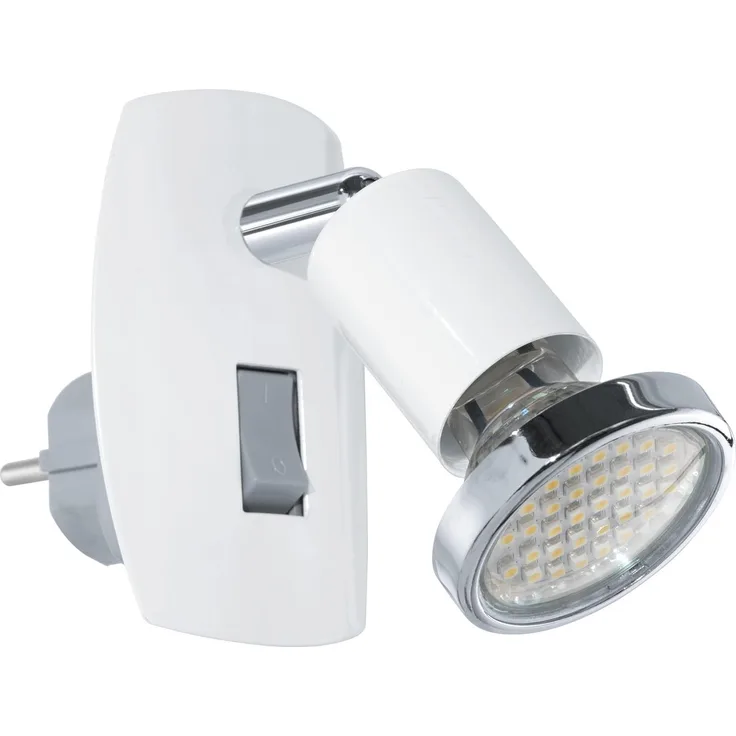 Eglo STECKDOSENSPOT GU10 2,5W WEISS (MINI 4 LED+LM 23L301)