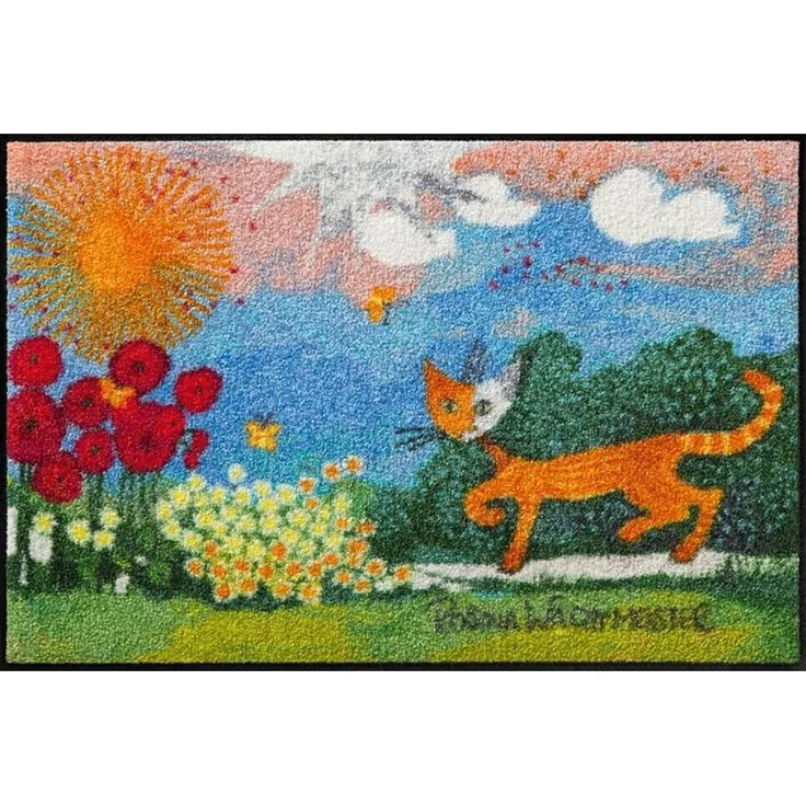 Salonloewe Fußmatte Fußmatte 50x75 Rosina Wachtmeister Daisies, Eingangsmatte normal, Höhe: 500 mm