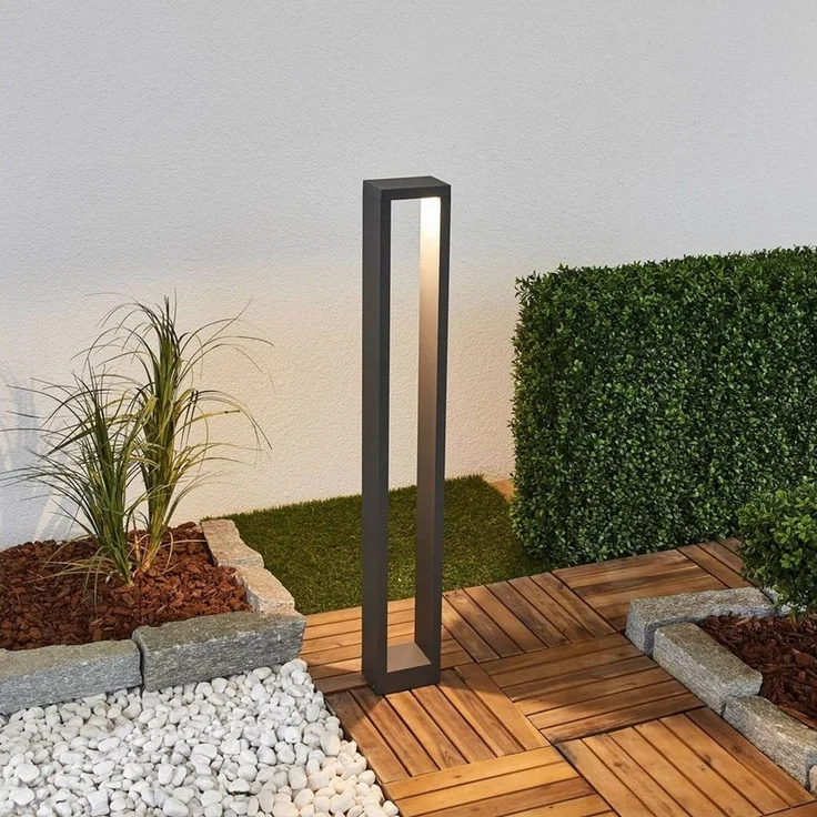 Lucande Außen-Stehlampe Jupp, LED 10 W gesamt, warmweiß – Bild 5