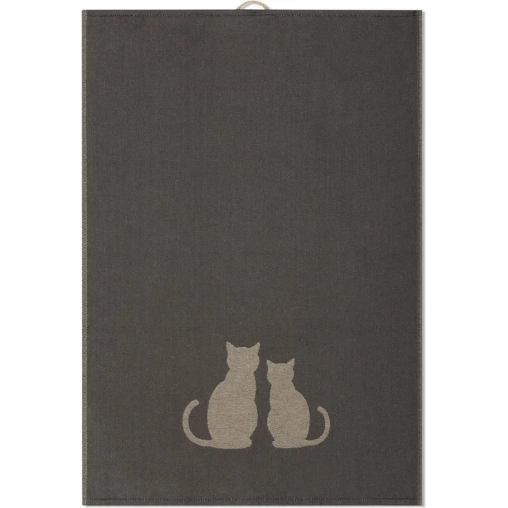 ROSS Geschirrtuch Katzenduett 3er-Pack, (Packung, 3-tlg, 3er-Pack)
