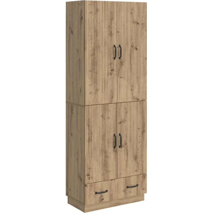 vidaXL Schrankset 2 pcs Artisan-Eiche Holzwerkstoff 3416780 – Bild 1