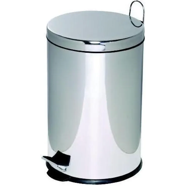 Alco Tretabfalleimer Stahl kunststoffbeschichtet 20l chrom
