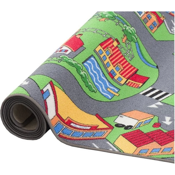 Snapstyle Kinderteppich Kinder Spiel Teppich Little Village, Rechteckig, Höhe: 4 mm – Bild 3