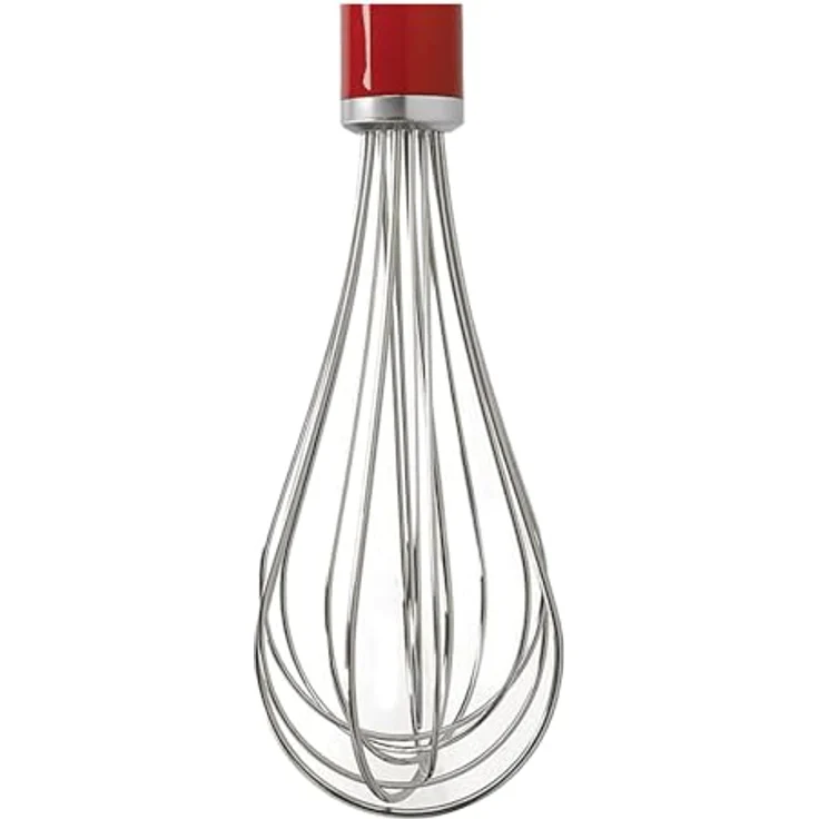 KitchenAid Schneebesen, manueller Schaumschläger aus Edelstahl – Empire Rot – Bild 3