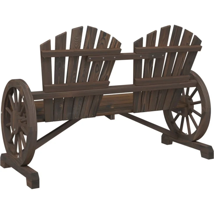 vidaXL Adirondack-Gartenstuhl 2-Sitzer Massivholz Tanne 365096 – Bild 6
