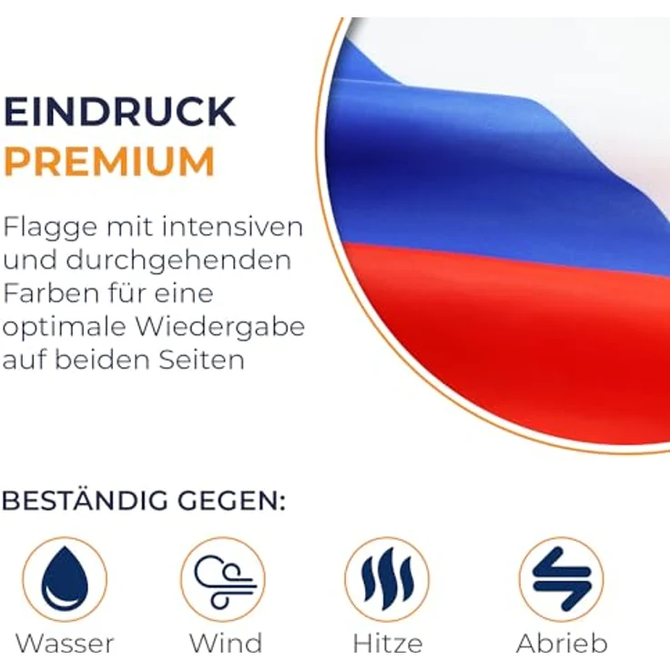 AZ FLAG - Flagge Tschechien - 90x60 cm - Tschechische Fahne 100% Polyester mit Messing-Ösen - 50g – Bild 3