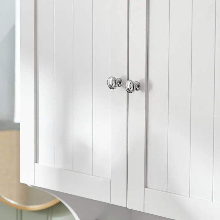 SoBuy BZR84-W Hängeschrank, MDF, Lackiert, Weiß, 60 x 60 x 30 cm – Bild 7