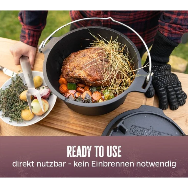 Grillfürst Dutch Oven BBQ Edition DO9 – Bild 7