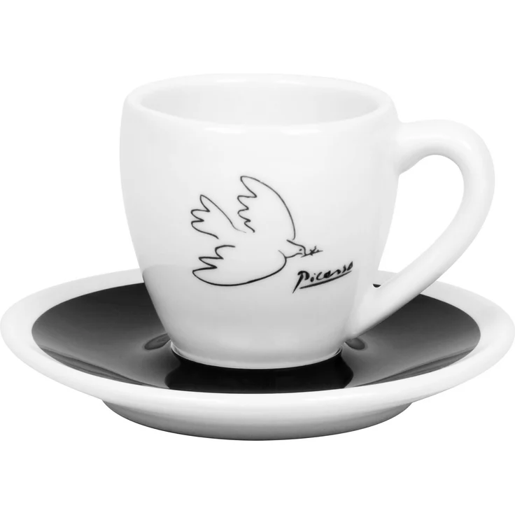 KÖNITZ 2er Set Coffee Bar TWO Picasso Espressotasse mit Untertasse 80 ml im Geschenkkarton – Bild 2
