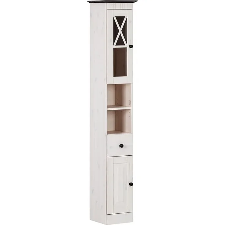 loft24 Hochschrank Rico 2 Türen+1 Schublade+2 Fächer