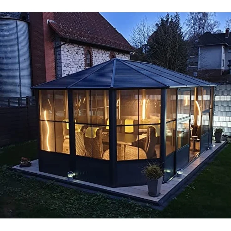 Sojag Charleston 1215 | Metall Pavillon mit – Bild 5