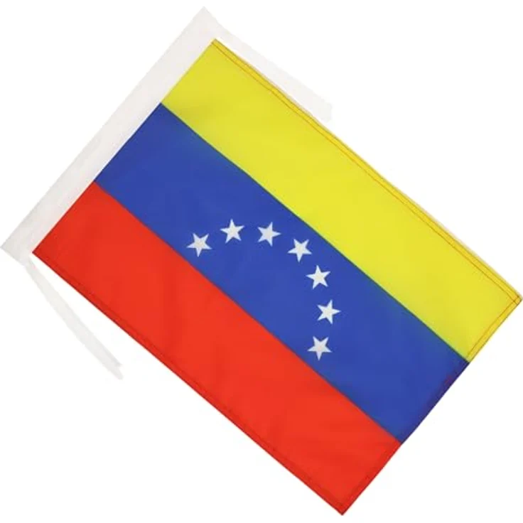 AZ FLAG - Flagge Venezuela Alt - 45x30 cm Mit Kordel - Bolivarische Republik Venezuela Fahne 30 x 45 Cm - Flaggen – Bild 2