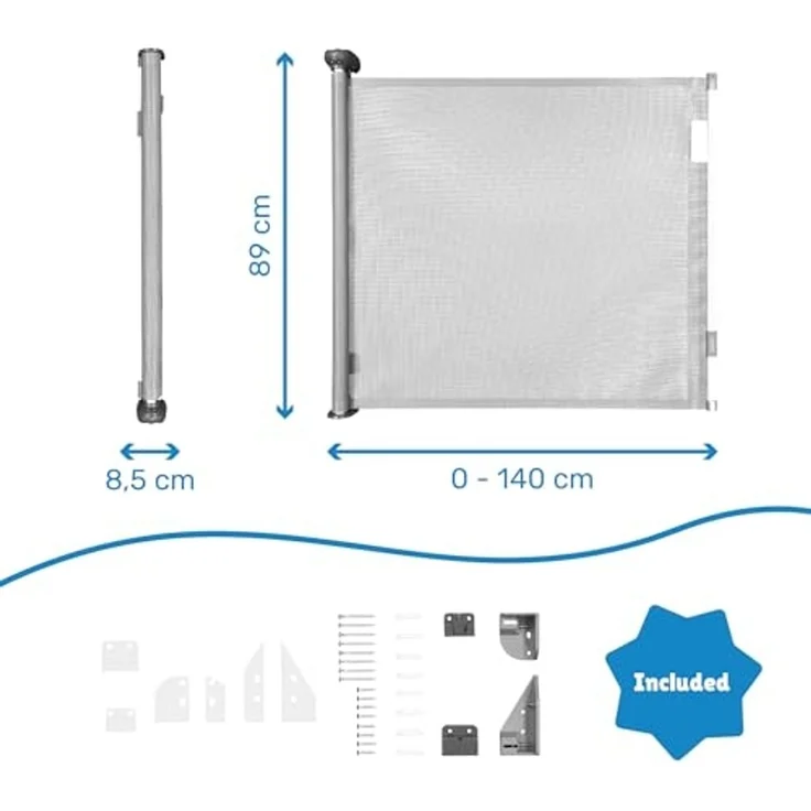 Safe & Roll einziehbares Sicherheitsgitter Badabulle – Bild 6