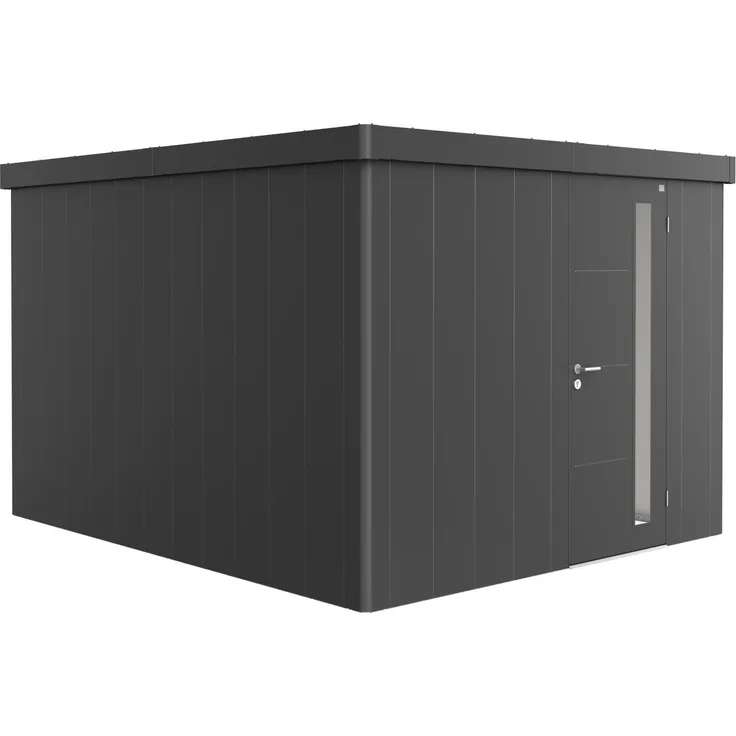 Biohort Gerätehaus Neo, 4C: 292 x 348 x 222 (b x t x h) cm, dunkelgrau-metallic
