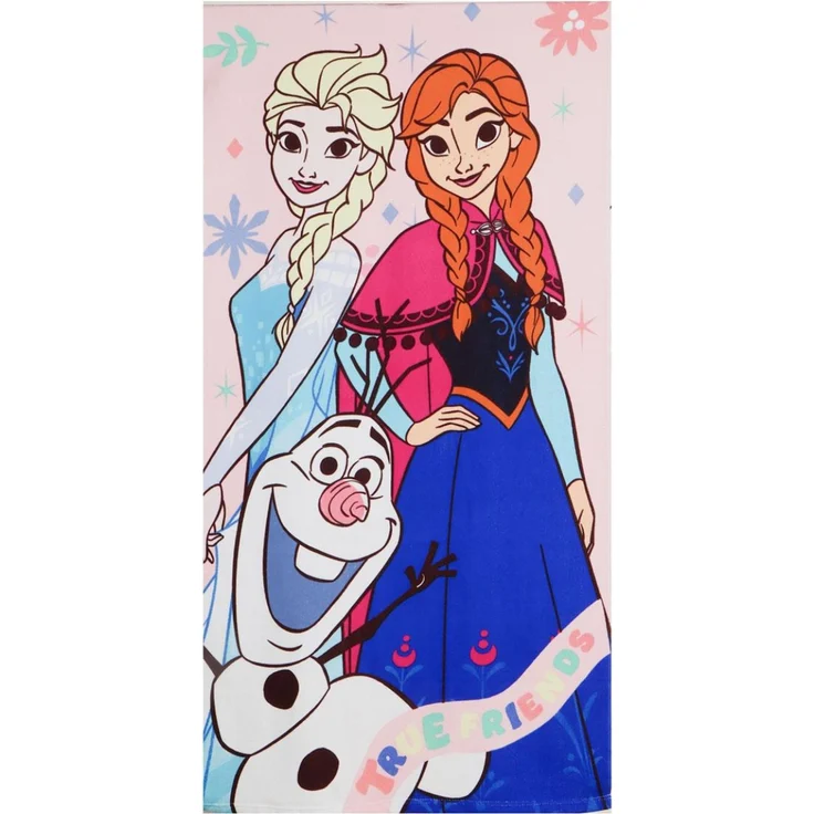 Disney Frozen Set Strandtuch 70 × 140 cm Baseballkappe und Turnbeutel für Kinder – Bild 4
