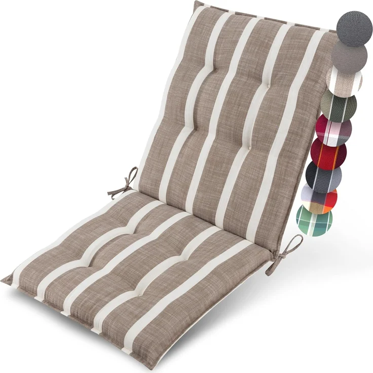 Beautissu Polsterauflage Sun-NL, Niederlehner Auflage 105 x 50 x 8 cm