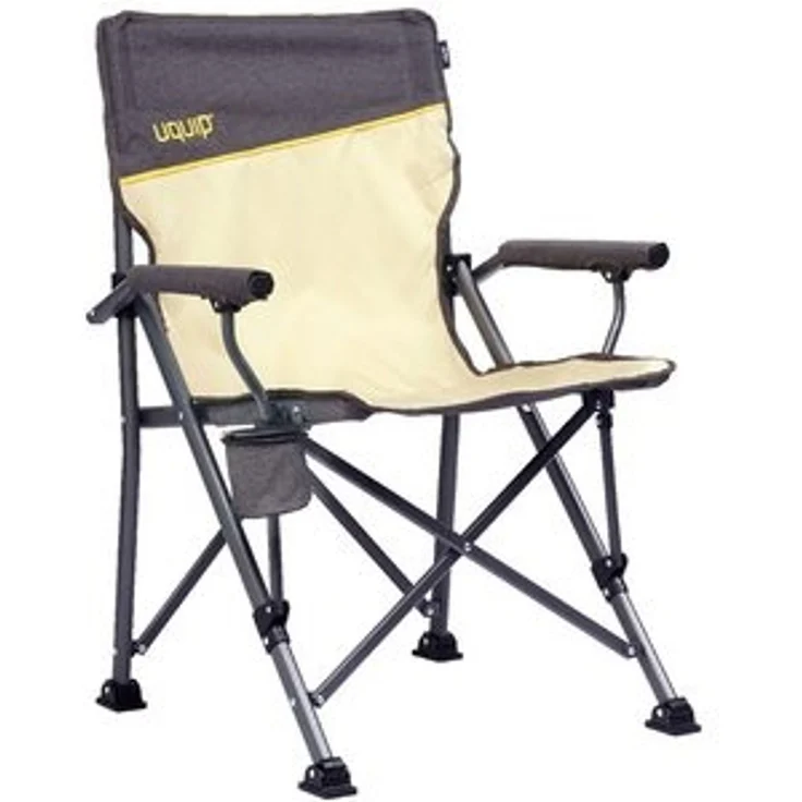 Uquip Campingstuhl Roxy Strandstuhl Faltstuhl Klappstuhl Faltbar Stahl 120 kg Sand – Bild 6