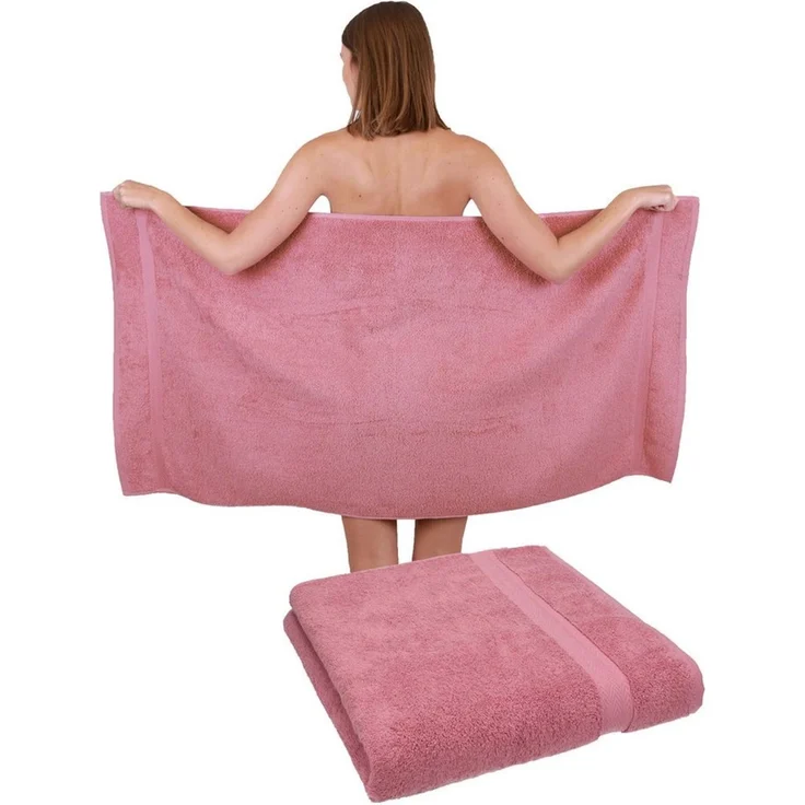 Betz Badetuch 2 Stück Duschtücher Duschtuch Set Größe 70x140 cm, Baumwolle (Set, 2-St)