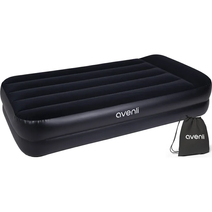 Avenli® selbstaufblasende Luftmatratze / Luftbett 195 x 96 x 46 cm mit eingebauter Pumpe