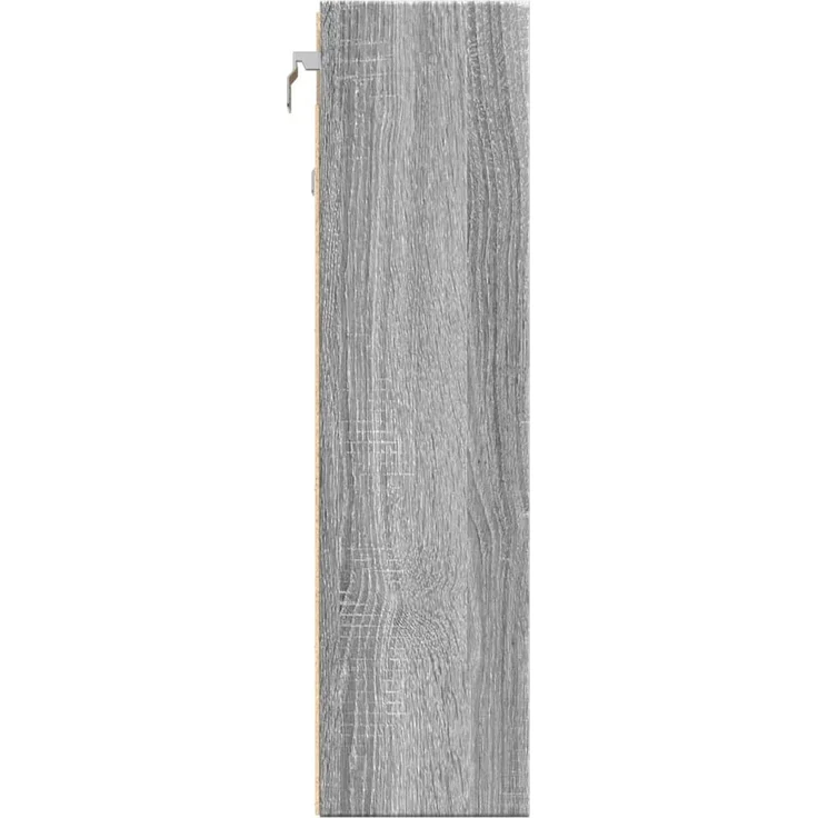 vidaXL Vitrinenschrank Grau Sonoma 100x15x58 cm Holzwerkstoff 847931 – Bild 4