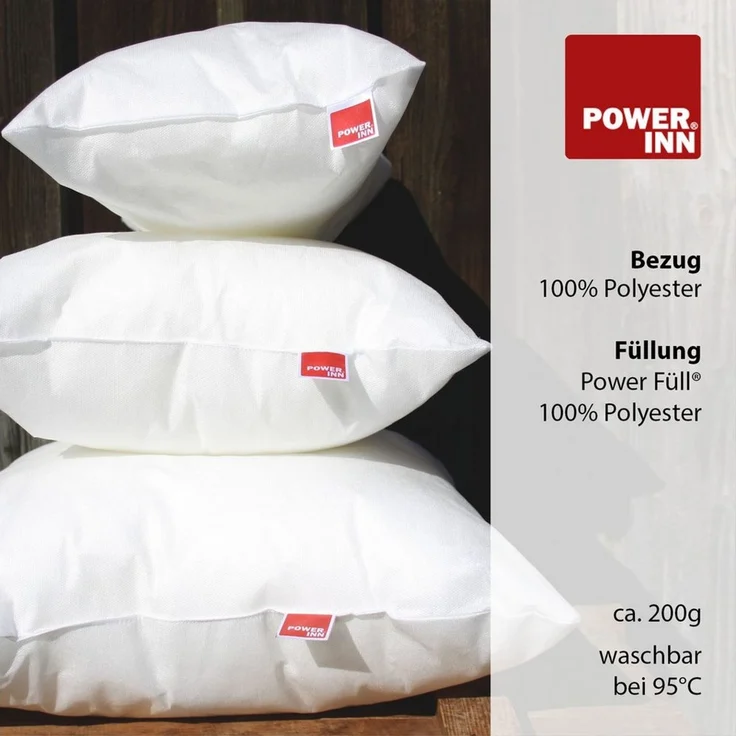 POWER INN Kissenfüllung POWER INN® Innenkissen Polyester, Rechteckig – Bild 3