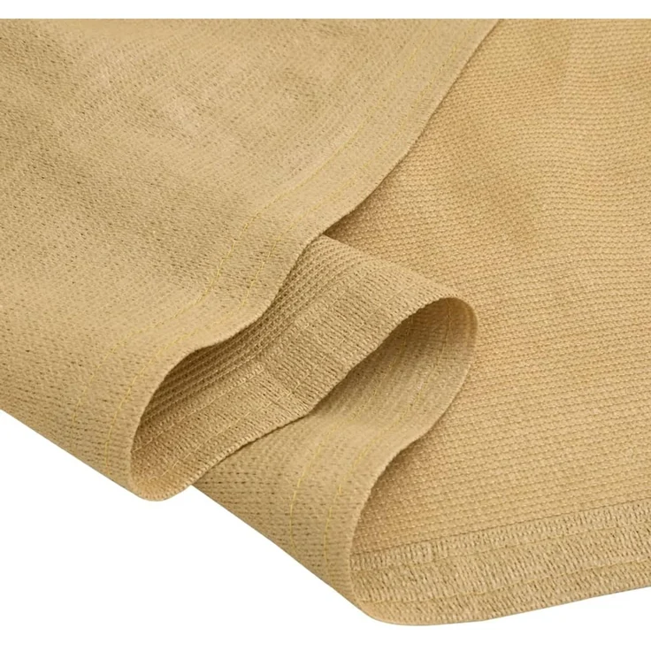 vidaXL Zeltteppich Sandfarbe 200x200 cm HDPE 4002288 – Bild 6