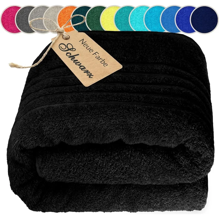 Lashuma Saunatuch XXL Handtuch London, Frottee (1-St), großes Badetuch Damen & Badehandtuch Herren 80x200 - Saunahandtuch – Bild 1