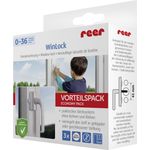 reer WinLock Fenster- und Balkontürsicherung Vorteilspack, vom Schwäbischen Kinder-Sicherheits-Experten, Weiß