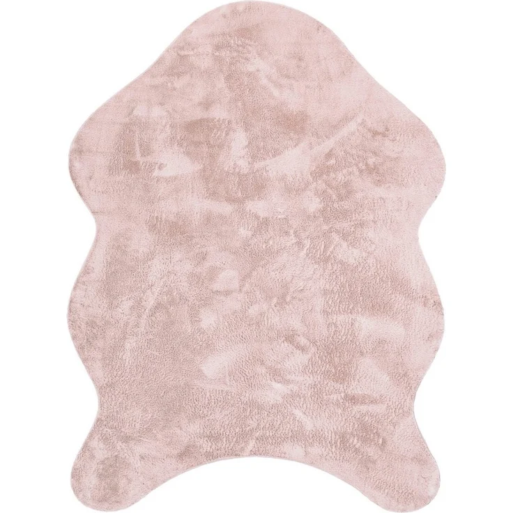 Paco Home Fellteppich Pelt 640, fellförmig, Höhe: 16 mm, Kunstfell, Uni Farben, sehr weicher Flor – Bild 5