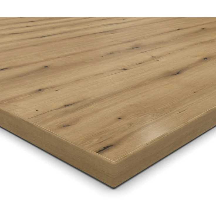 Dekor Spanplatte 19mm Tischplatte Eiche Evoke Coast K5573 IR mit ABS Kante Umleimer - Größe 80 x 100 cm - Höhe 1,9 cm - Farbe Eiche Evoke Coast – Bild 1