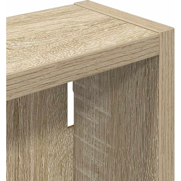 vidaXL Badezimmer-Wandschrank mit Regal Sonoma-Eiche 30 x 10 x 60,5 cm 889321 – Bild 7