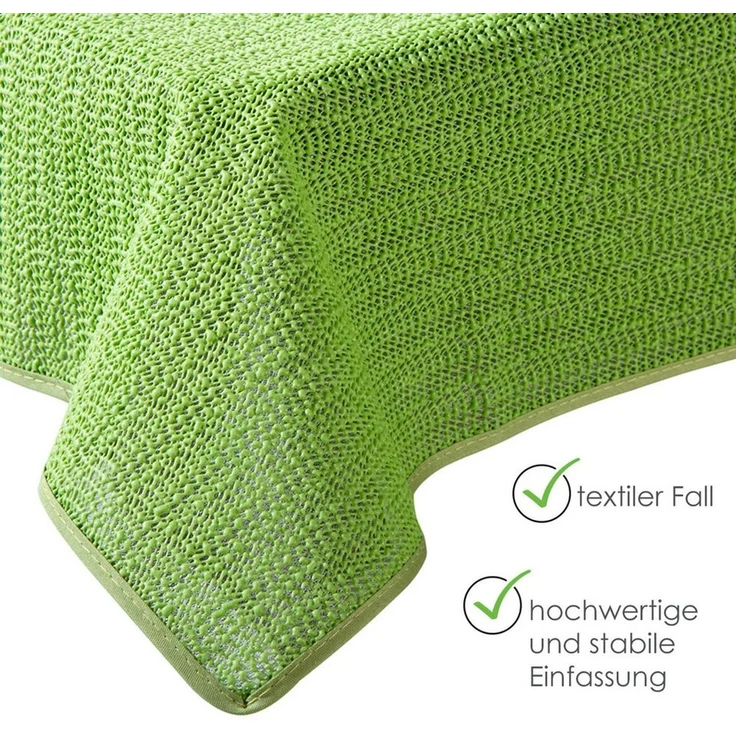 heimtexland Gartentischdecke Outdoor Tischdecke Garten Balkon Camping Tischdeko (Stück 1-tlg, 1), wetterfest I robust I UV-beständig I rutschfest I waschbar – Bild 2